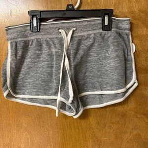 gray booty shorts